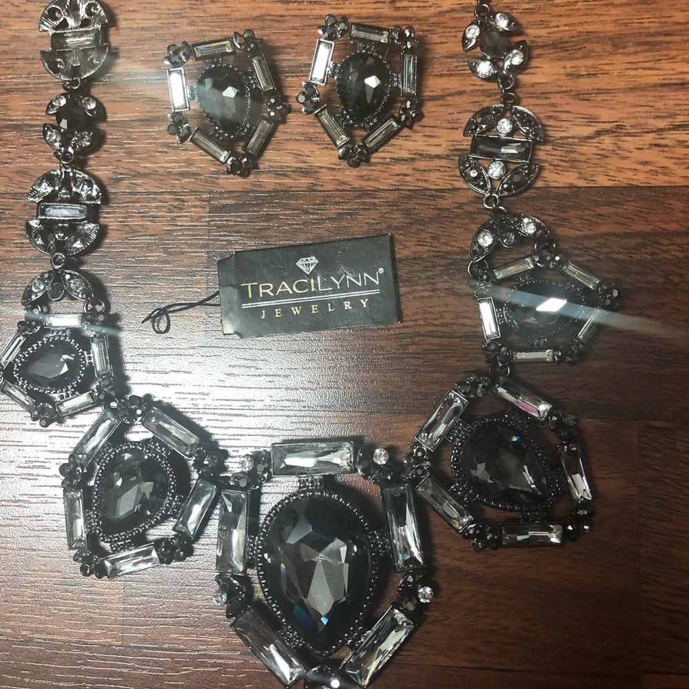 Traci Lynn Jewelry necklace and earrings set